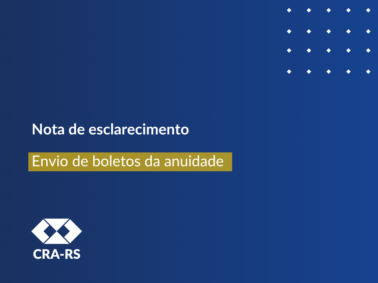 Esclarecimentos sobre atraso no envio de boletos